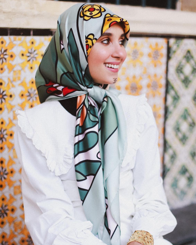 Lella Silk Scarf | 90 CM